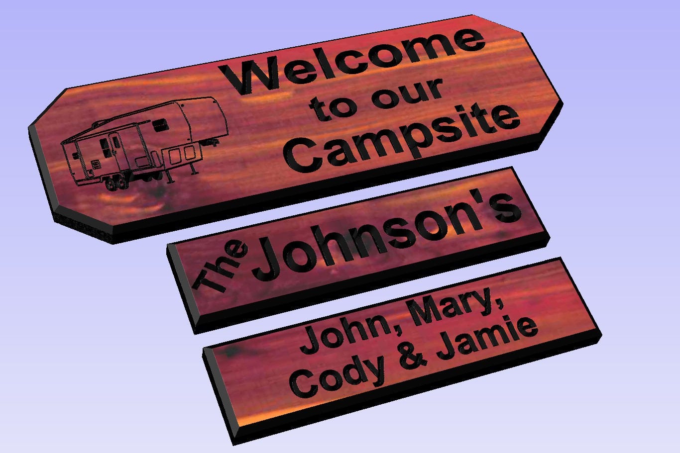 Welcome to our Campsite Home Decor