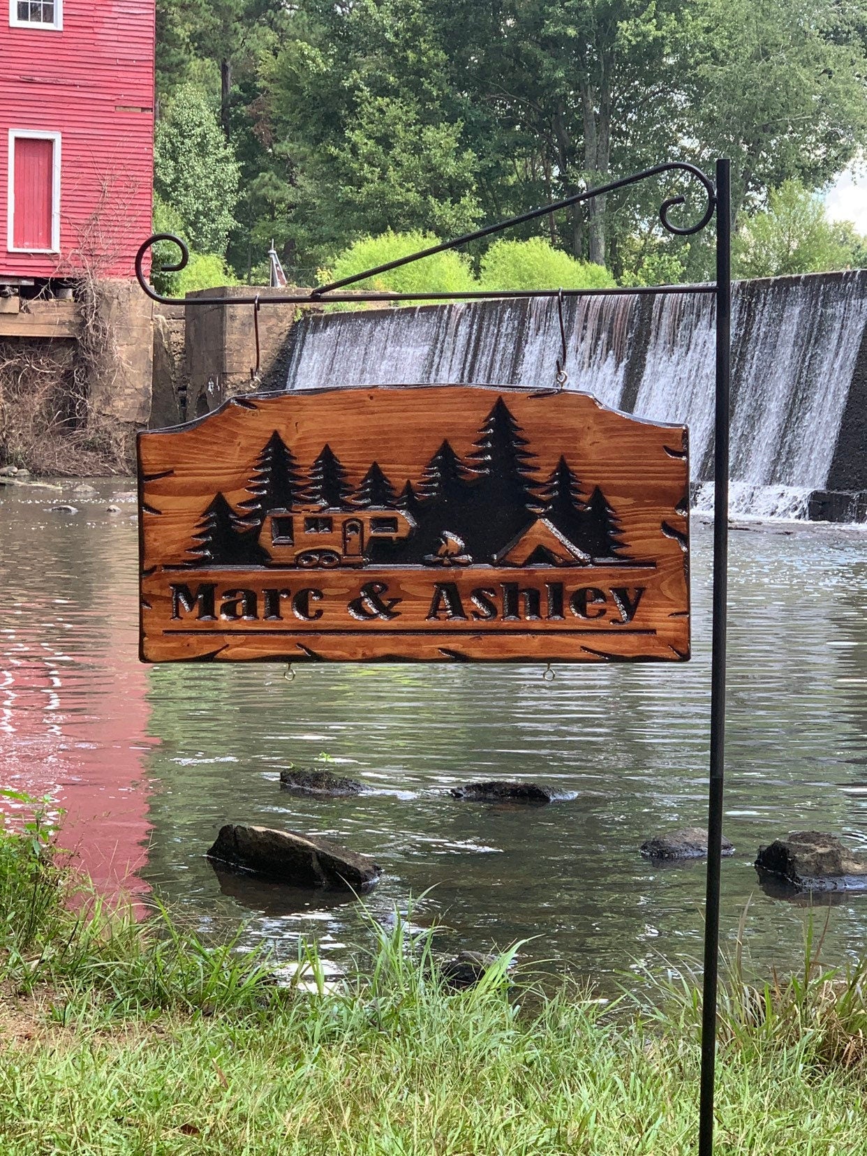 Personalized Camper Sign - Camper Sign