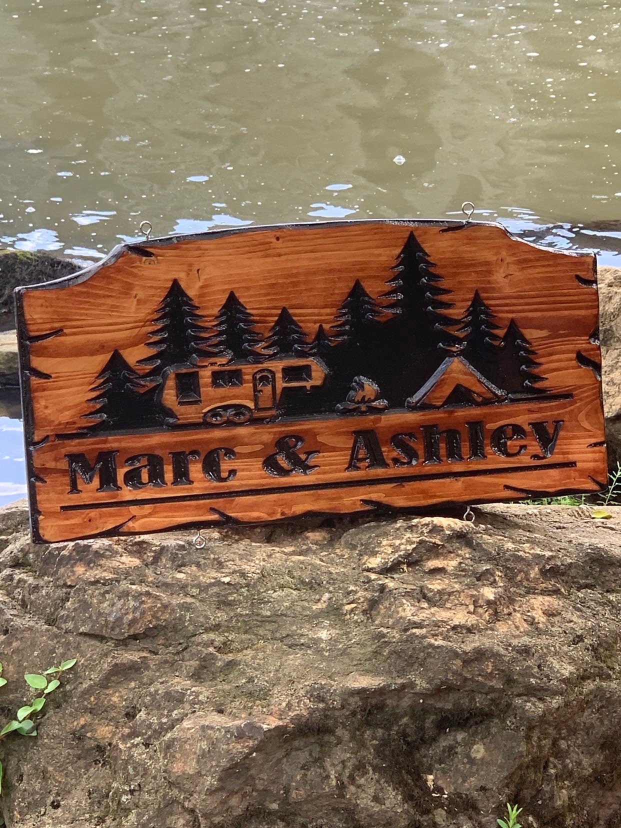 Personalized Camper Sign - Camper Sign