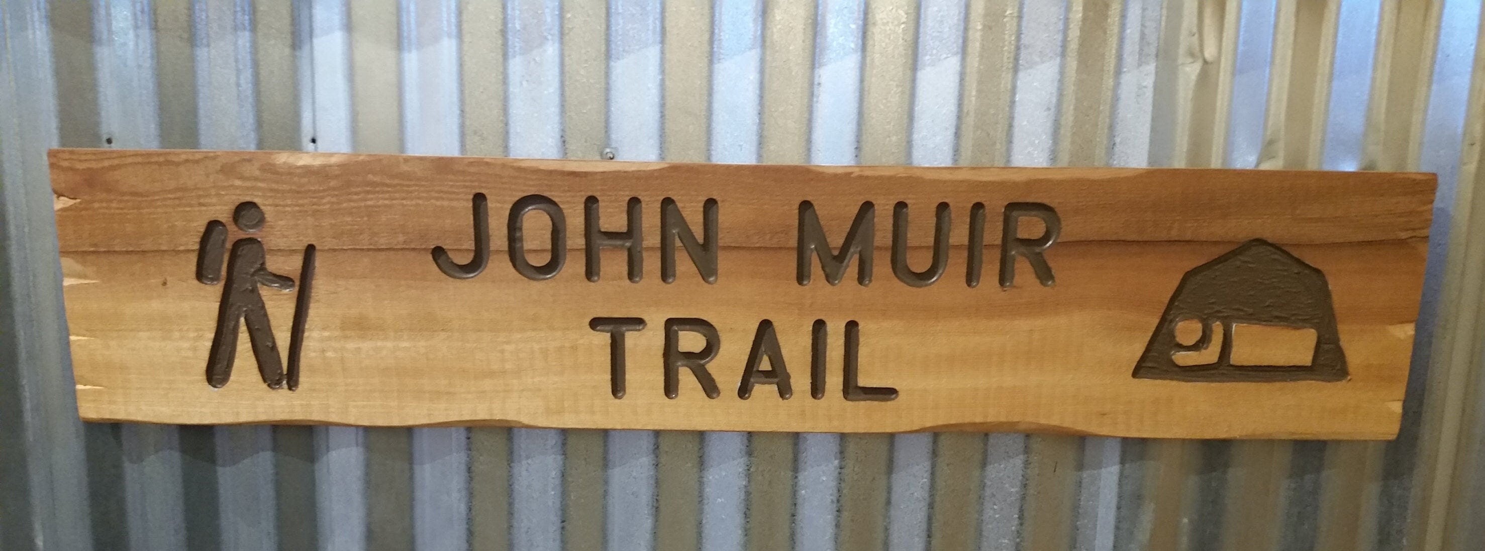 Pacific Crest Trail Campground signs