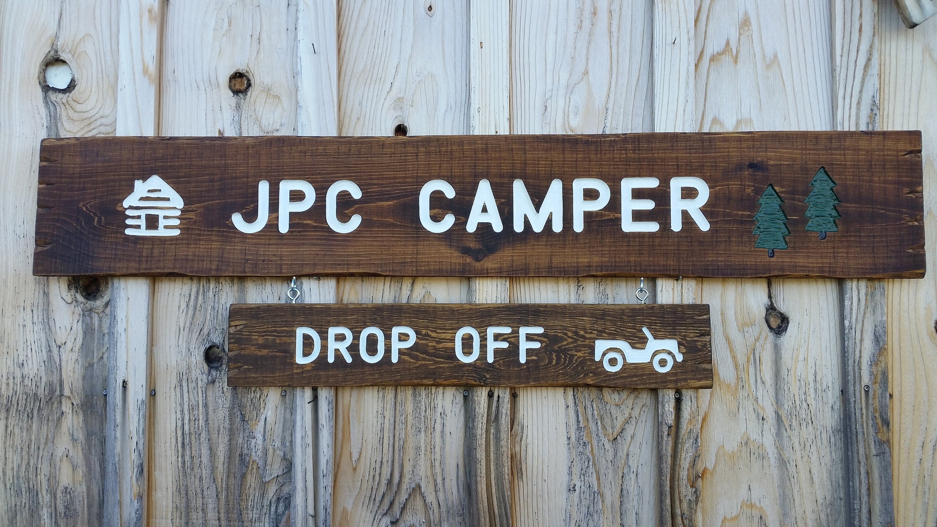 Pacific Crest Trail Campground signs