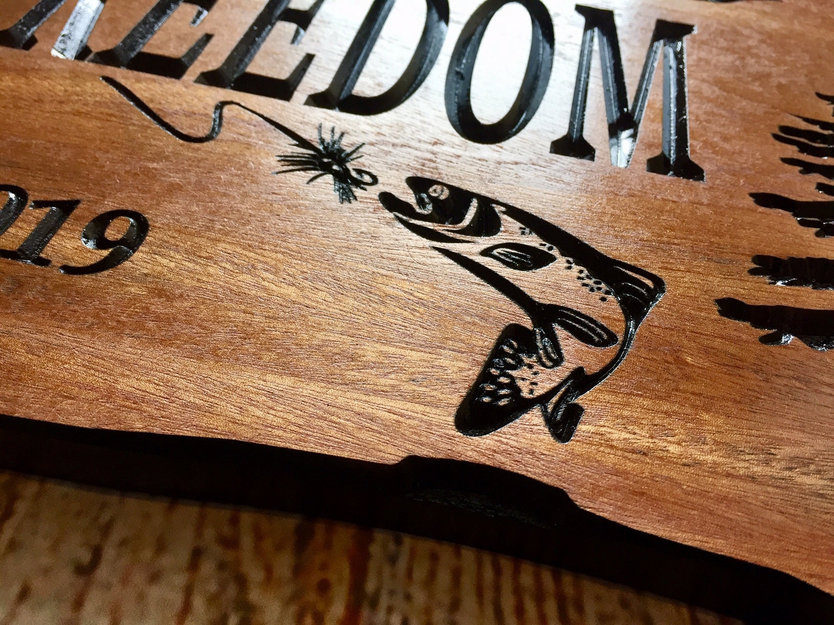 Nature Inspired Cabin and Camp Sign