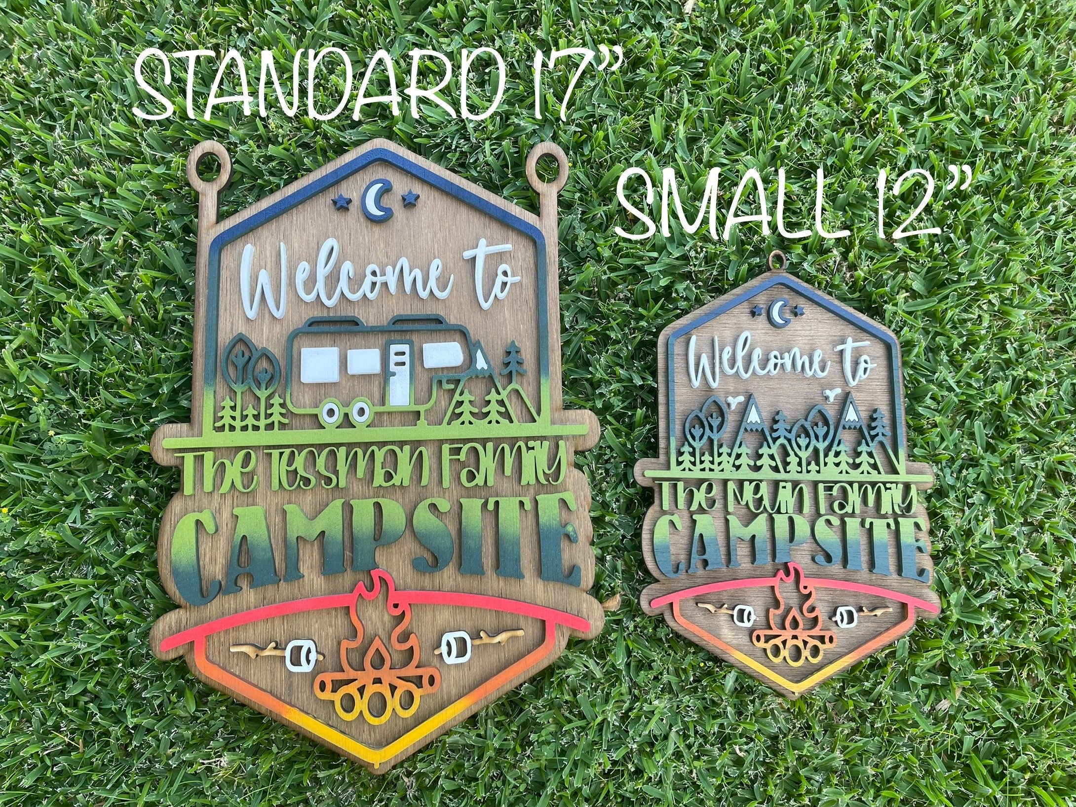 Personalized Welcome to our Mountain Campsite