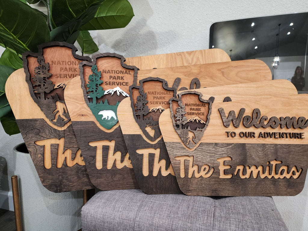 National Park Welcome Sign