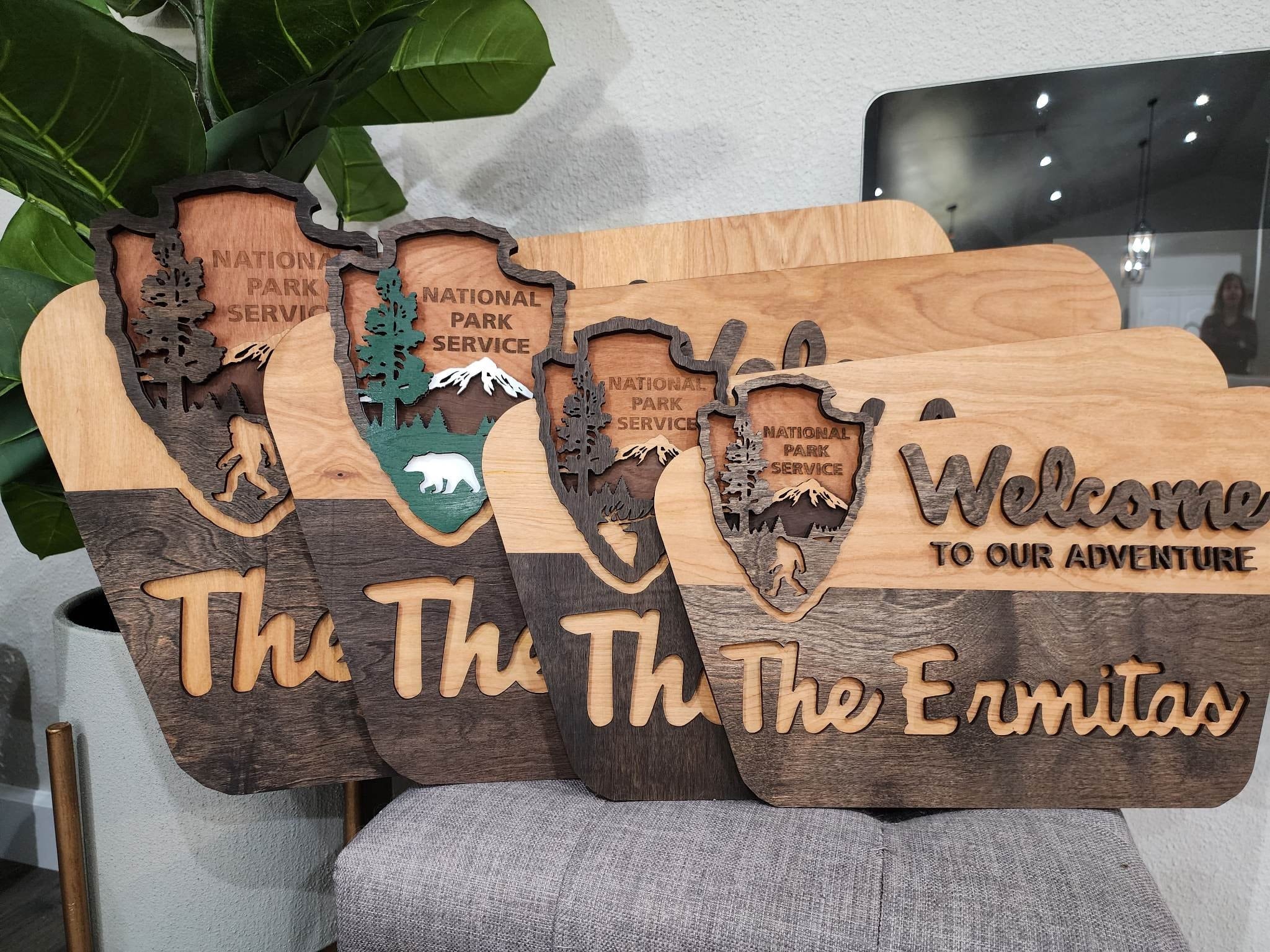 National Park Welcome Sign