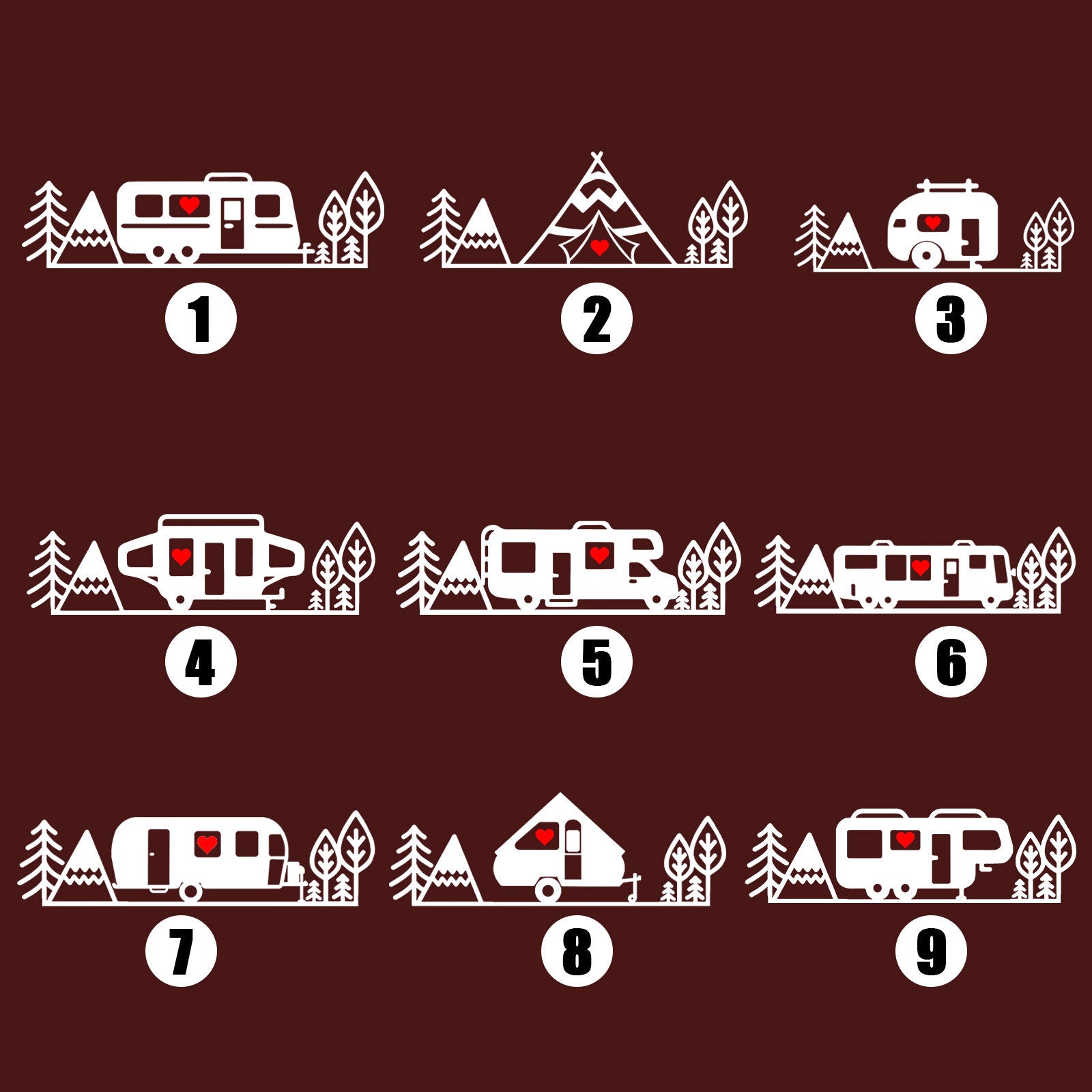 Custom RV Travel Trailer Welcome To Our Campsite