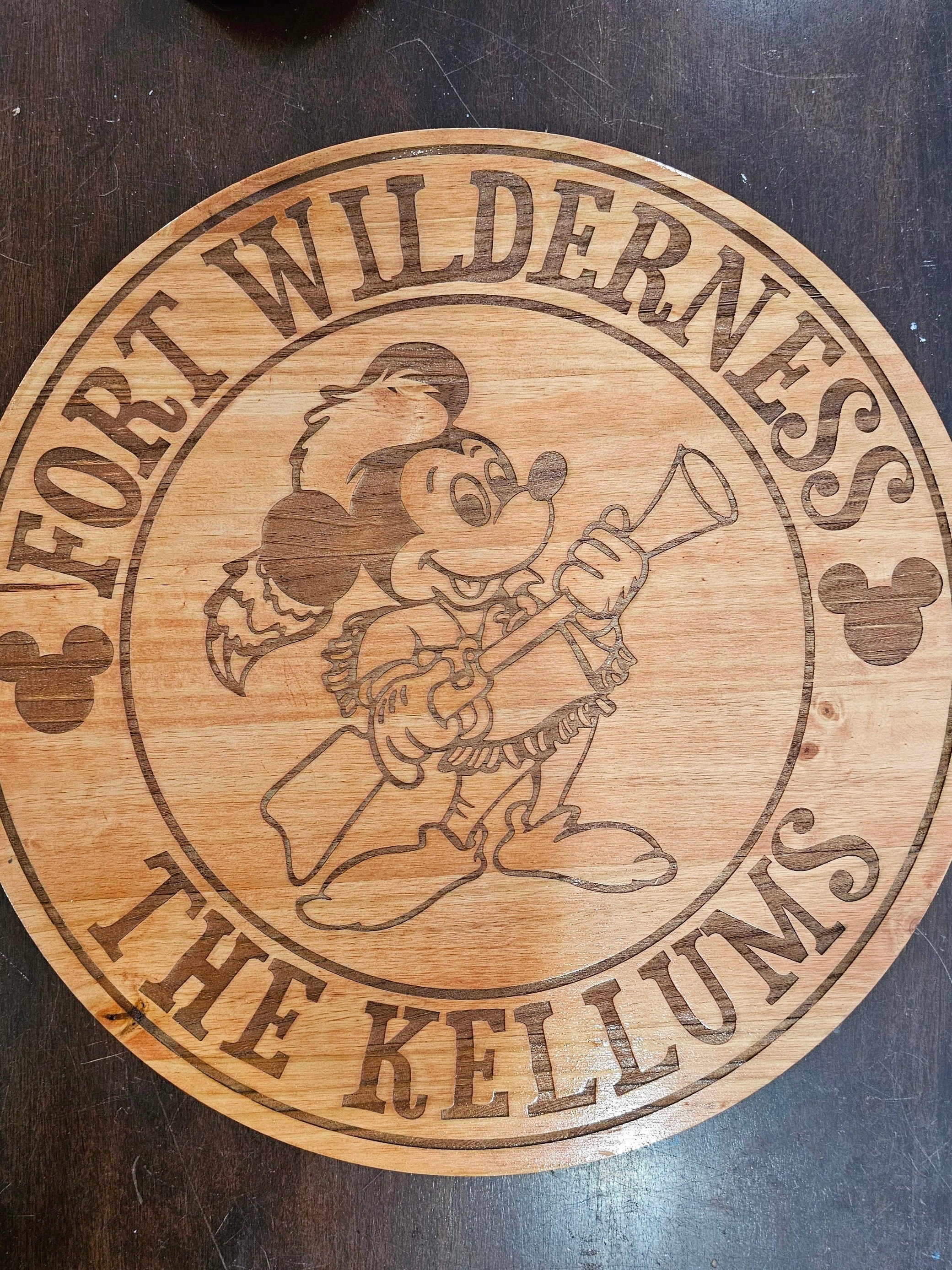 Fort Wilderness Camp Sign Engraved