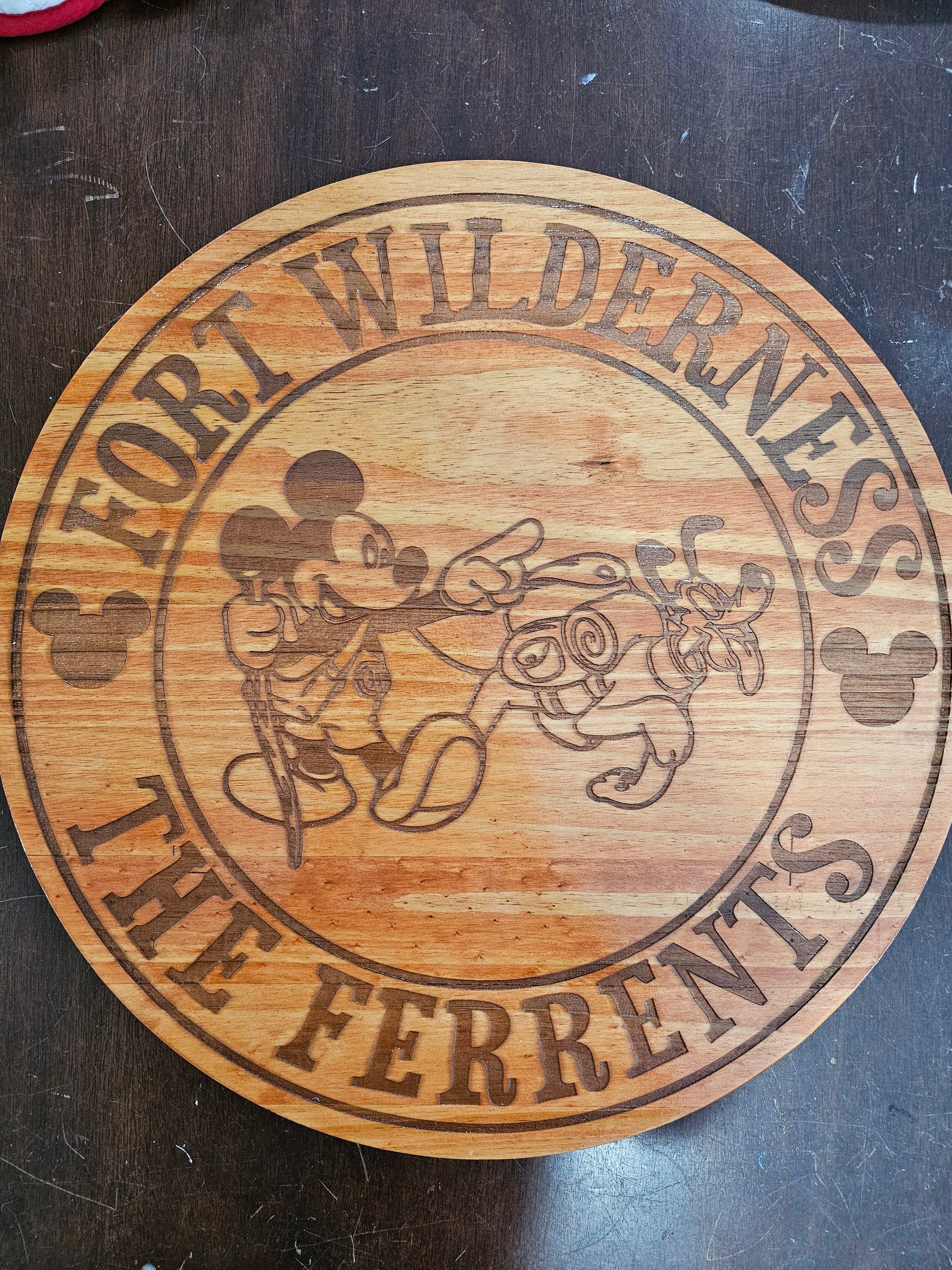 Fort Wilderness Camp Sign Engraved