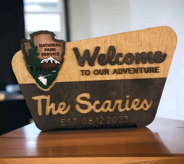 Original Designed National Park Family Sign