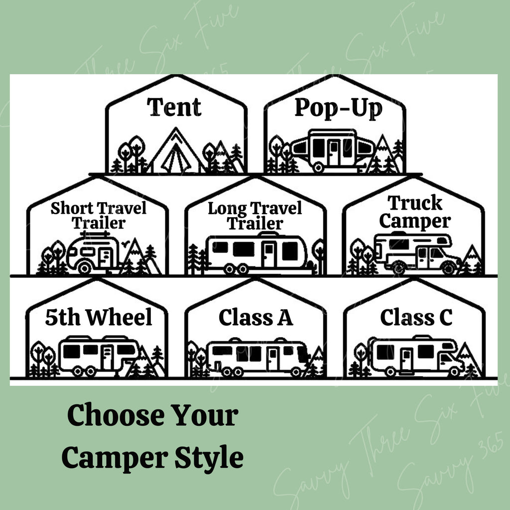 Personalized Welcome To Our Campsite Sign