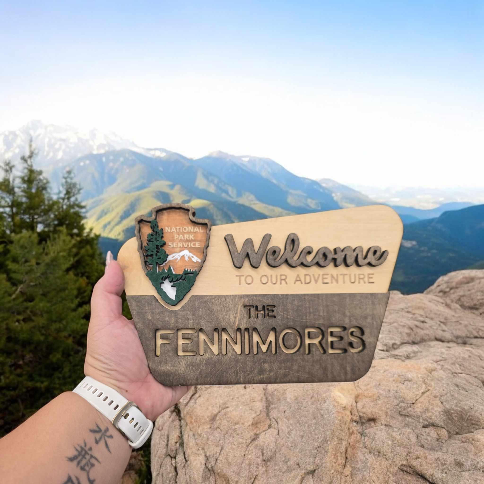 Original Designed National Park Family Sign