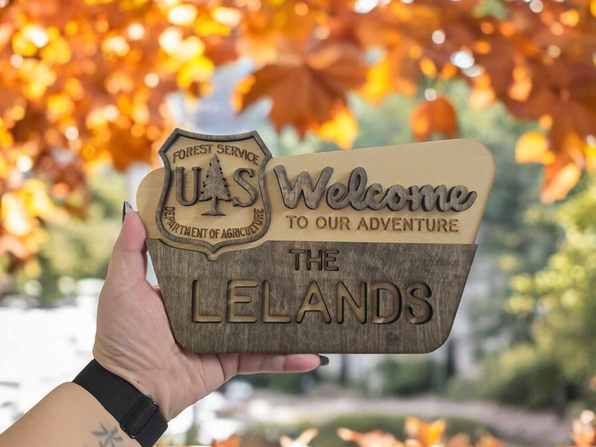 National Park Welcome Sign