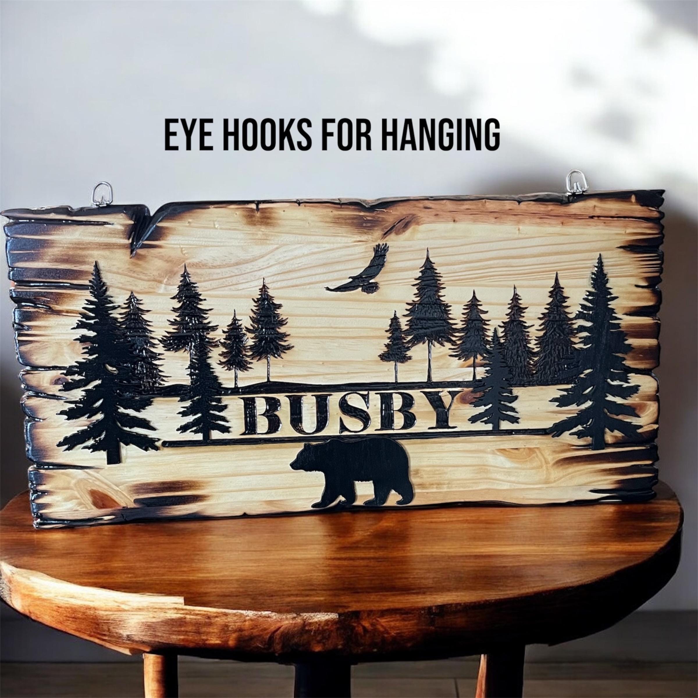 Personalized Outdoor Pine Sign