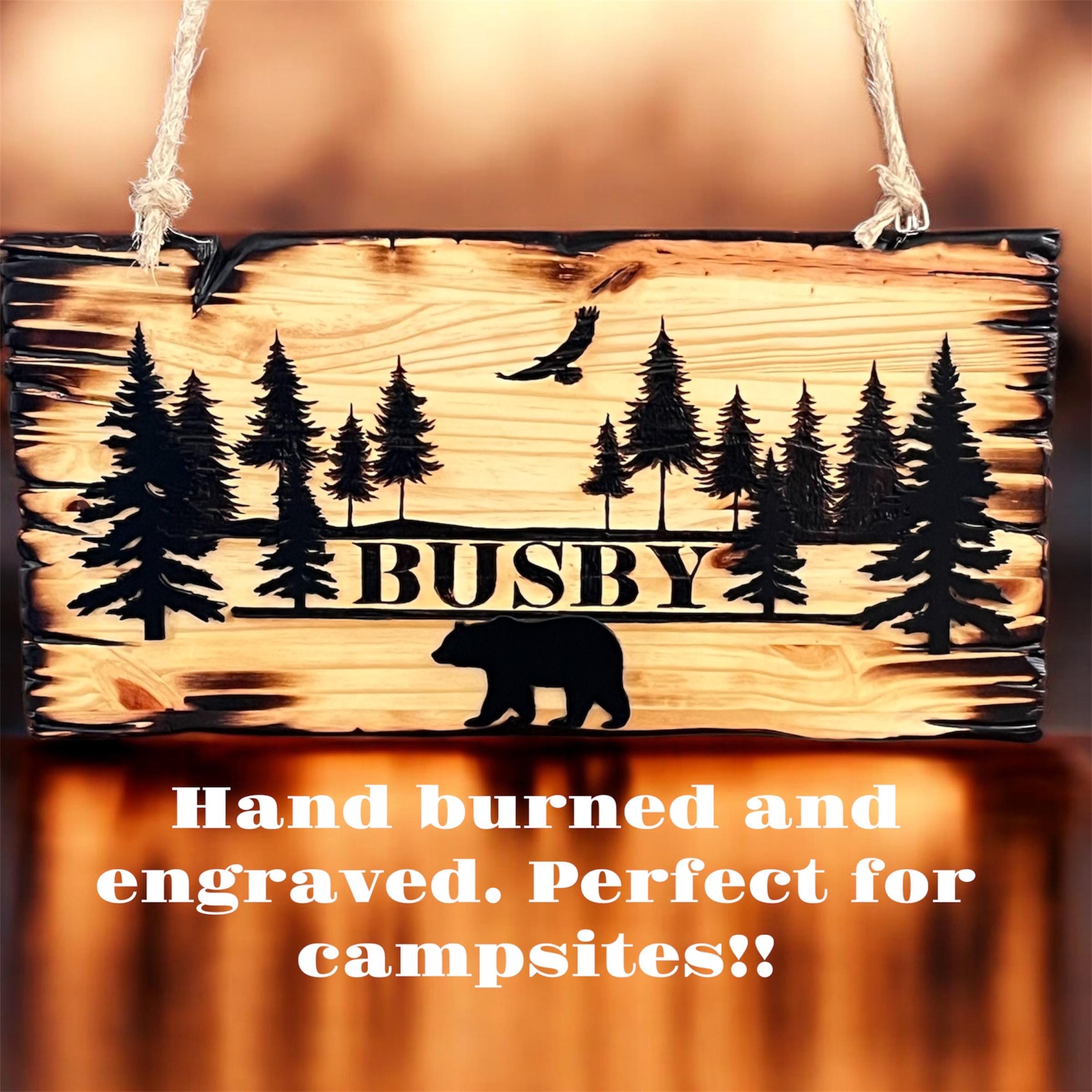 Personalized Outdoor Pine Sign