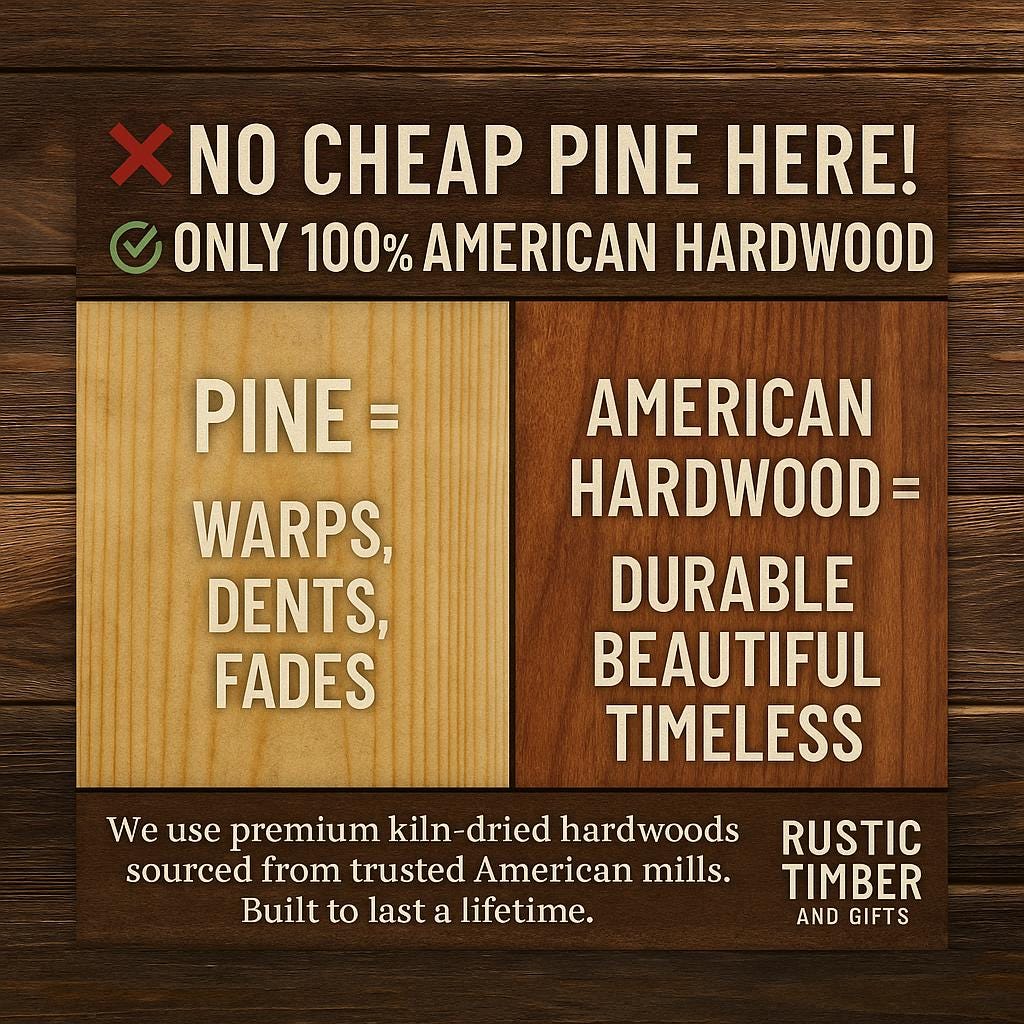 Treehouse Custom Sign with pine trees
